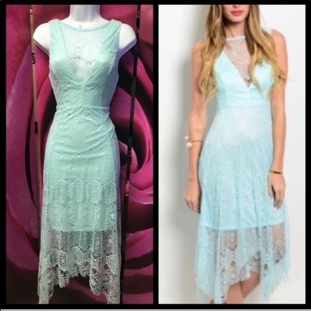❣️ Sale was 45$ down sizing ❣️ Lace midi dress